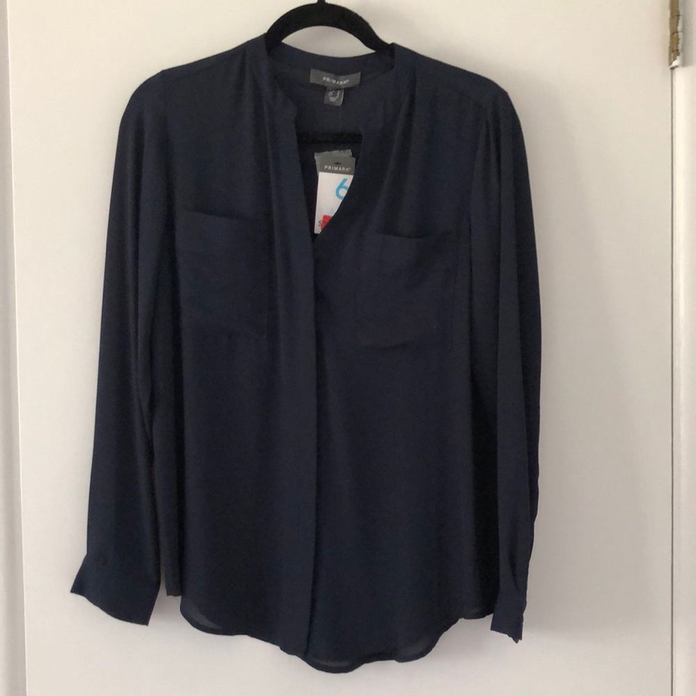 Navy blouse